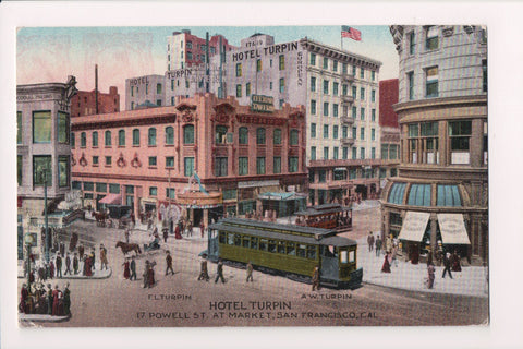 CA, San Francisco - Hotel Turbin, Tavern postcard - C17456