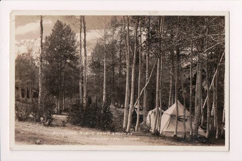 CA, June Lake - Gull Lake Camp Grounds, tents - 1930 RPPC - C17488