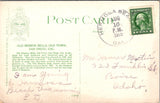 CA, SAN DIEGO - Old Mission Bells, Old Town, hanging bells postcard - C17509