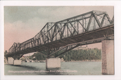 Canada - Ottawa, ON - Interprovincial Bridge (steel) @1906 postcard - w01380