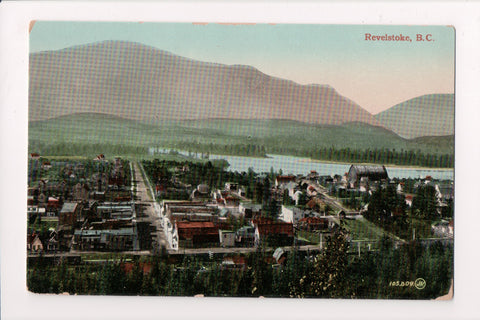 Canada - Revelstoke, BC - Bird Eye view - OLD CHUM pipe tobacco sign - A06125