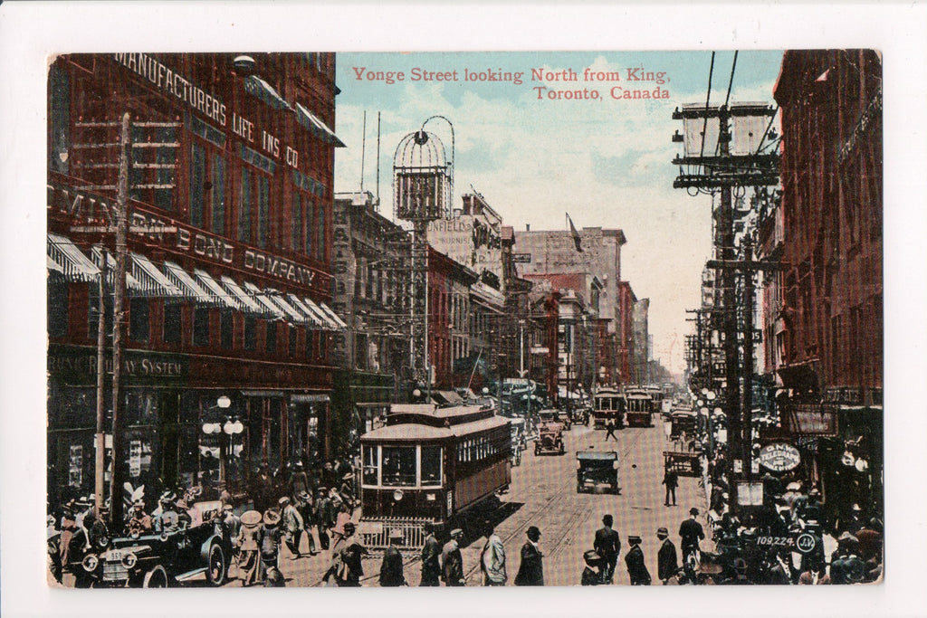 Canada - Toronto, ON - Yonge St (CARD SOLD, email copy only) - JJ0845