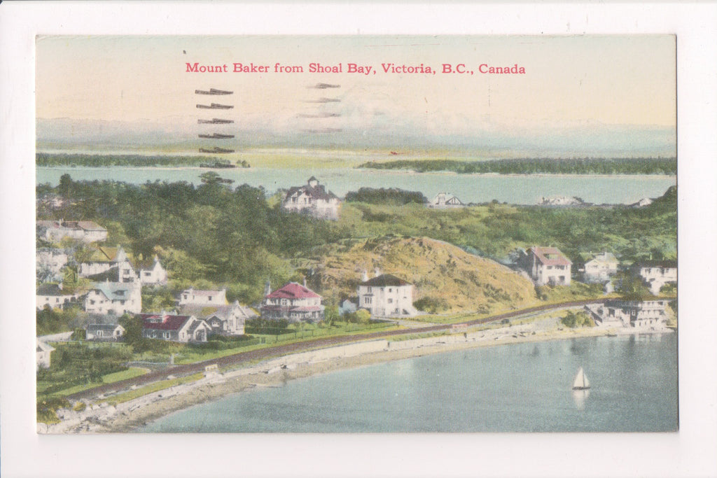 Canada - Victoria, BC - Bird Eye view including houses - @1950 postcard - R00746