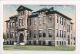 Canada - Woodstock, NB - Broadway School (CARD SOLD) - B11035