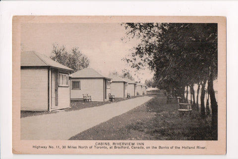 Canada - BRADFORD, ON - Riverview Inn, Cabins - (original SOLD) - G06136