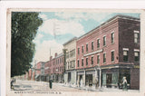 Canada - FREDERICTON, NB - Queen St with building signs, postcard - R00702