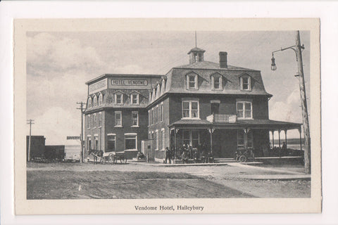 Canada - Haileybury - Vendome Hotel, Livery sign - vintage postcard - R00505
