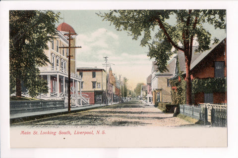 Canada - LIVERPOOL, NS - Main St, Maddon? Grocery Store  postcard - R00516