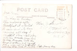 Canada - STE ANNE de BEAUPRE, QC - Street scene, people, stores RPPC - F11055