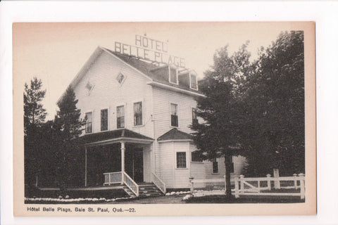Canada - Baie St Paul, QUE - Hotel Belle Plage postcard - F11061