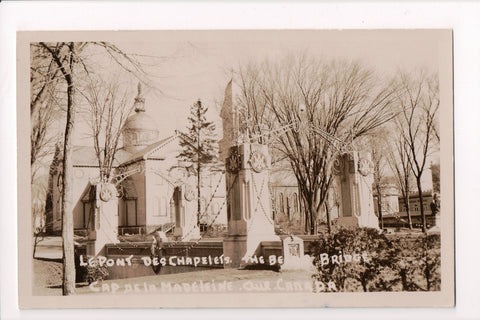 Canada - Cap de la Madeleine, QUE - The Beads Bridge - @1950 RPPC - D07005