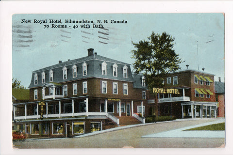 Canada - EDMUNDSTON, NB - New Royal Hotel postcard - C06283