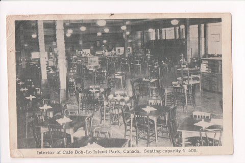 Canada - BOB-LO ISLAND PARK - cafe interior (original SOLD) 700076