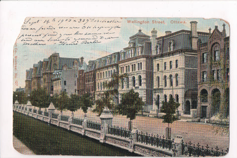 Canada - OTTAWA, ON - Wellington Street postcard @1903 - z17025
