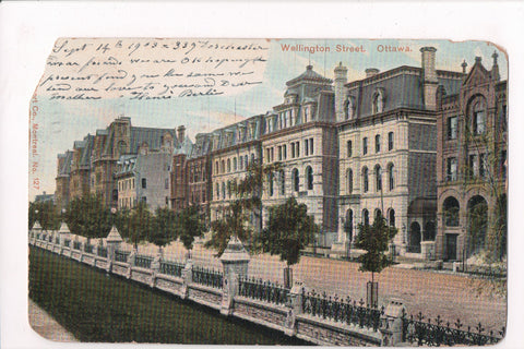 Canada - Ottawa, ON - Wellington Street postcard @1903 - z17025