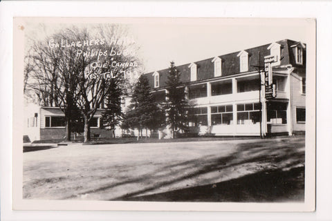 Canada - PHILIPSBURG, QC - Gallaghers Hotel - RPPC - R00522