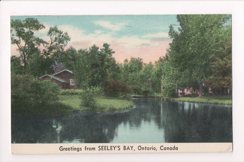 Canada - Seeleys Bay, ON - Greetings from, @1950 postcard - B11024