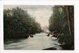 Canada - SHERBROOKE, QC - Magog River scene, Mill building? - B11046