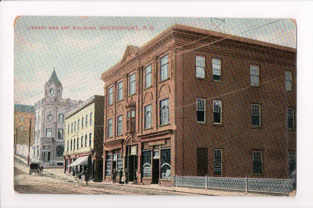 Canada - SHERBROOKE, QC - Library and Art Bldg, Canadian Express Co - D08060