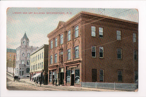 Canada - SHERBROOKE, QC - Library and Art Bldg, Canadian Express Co - D08060
