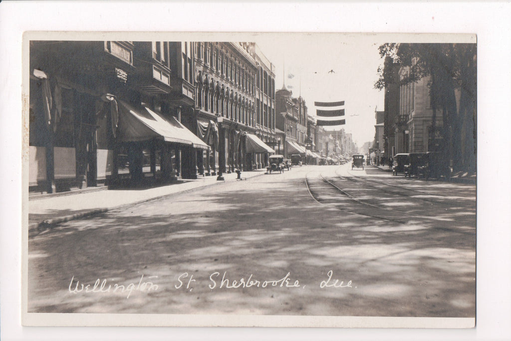 Canada - Sherbrooke, QUE - Wellington St (CARD SOLD, email copy only) F11024