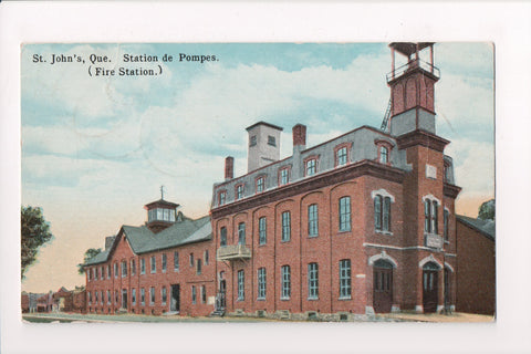 Canada - St Johns, QUE - Fire Station (CARD SOLD, email copy only) - B0525