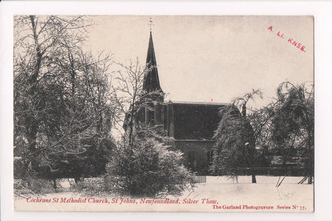 Canada - St Johns, NF - Cochrane St Methodist Church postcard - A07033
