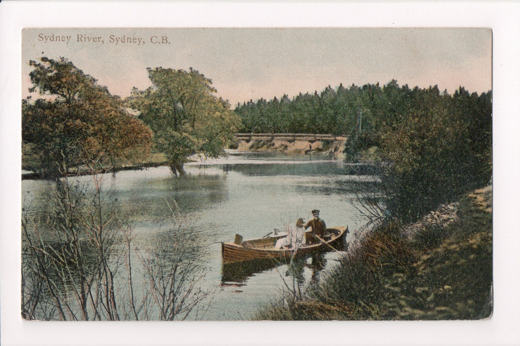 Canada - SYDNEY, NS - Sydney River scene - possible train in background - 605127