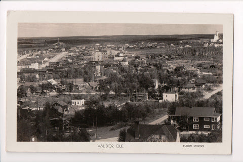 Canada - Val d'or, QUE - Bird Eye View - Bloom Studios RPPC postcard - D05272