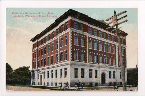 Canada - WINNIPEG, MB - Government Telephone Bldg, @1917 postcard - R00651