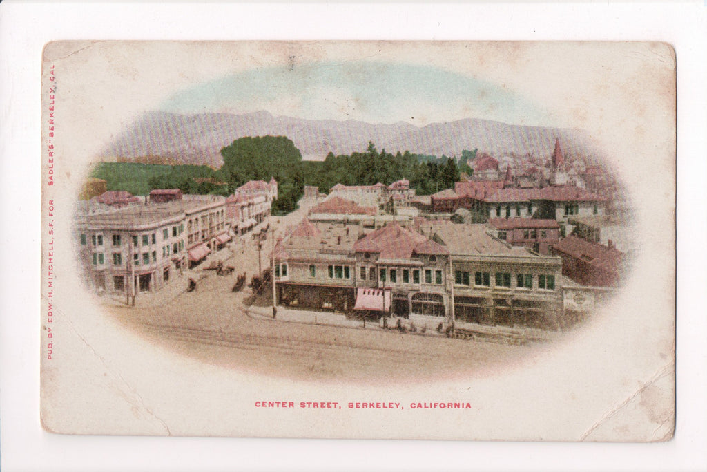 CA, BERKELEY - Center Street BEV (original SOLD)- A07380