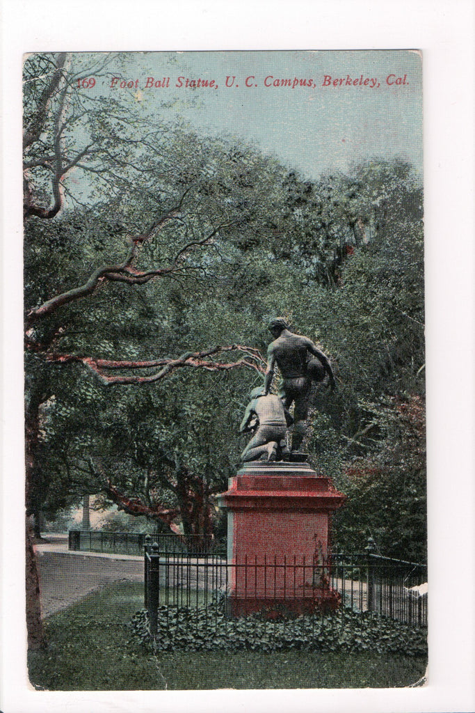 CA, BERKELEY - Univ of CA, Foot Ball Statue (original  SOLD) - w03214