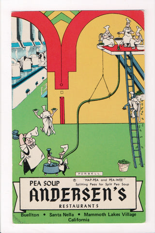 CA, BUELLTON - Pea Soup Andersens Restaurant postcard - G17017