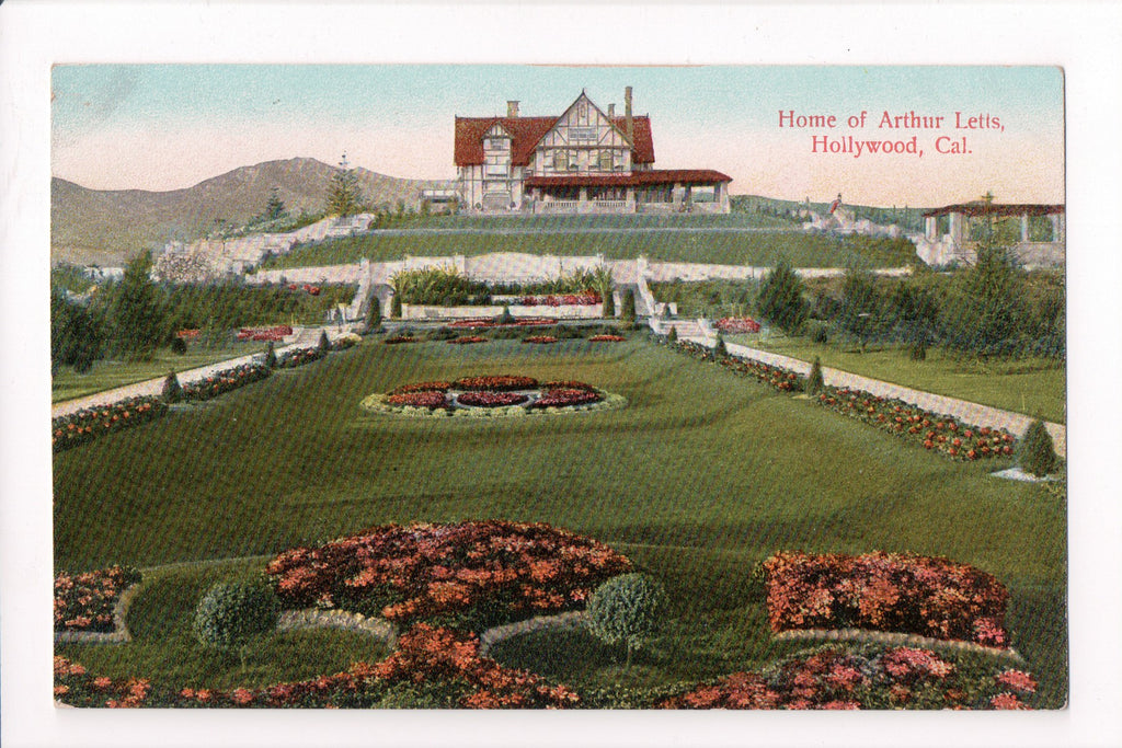 CA, HOLLYWOOD - Arthur Letis Residence - Rieder card - A06734