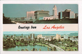 CA, Los Angeles - Greetings from - @1970 postcard - w00792
