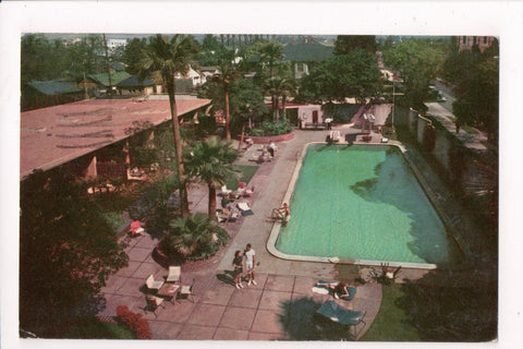 CA, LOS ANGELES - The Town House - @1951 hotel/motel postcard - w00969