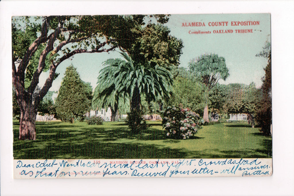 CA, OAKLAND - Madison Square - Compliments Oakland Tribune - 606225