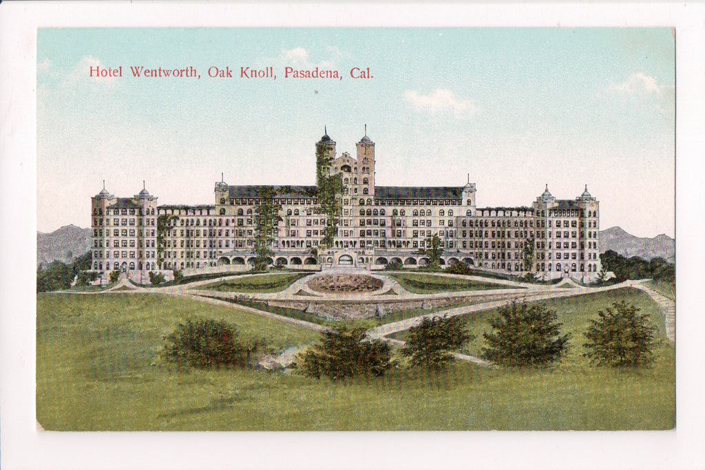 CA, PASADENA - Hotel Wentworth, Oak Knoll - Rieder postcard - A07198
