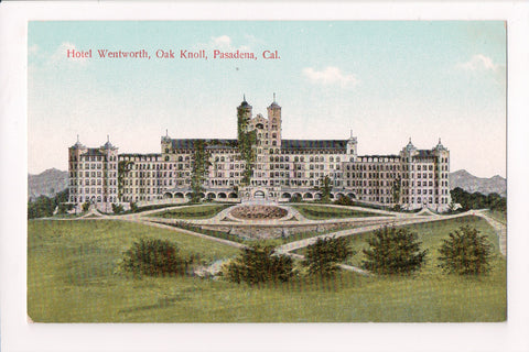 CA, Pasadena - Hotel Wentworth, Oak Knoll - Rieder postcard - A07198