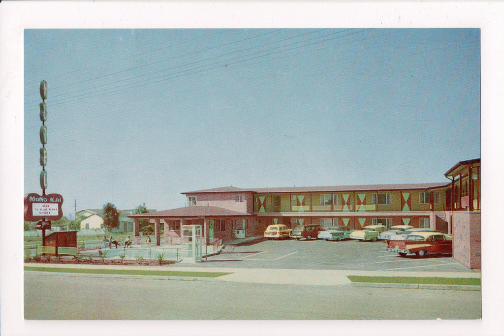 CA, SAN DIEGO - Mono Kai Motel - 930 Opal St - postcard - A12185