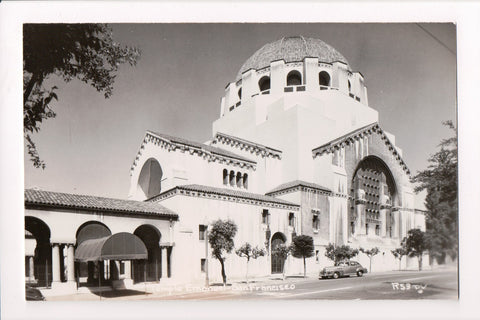 CA, San Francisco - Temple Emanuel, Jewish Synagogue - RPPC - A12013