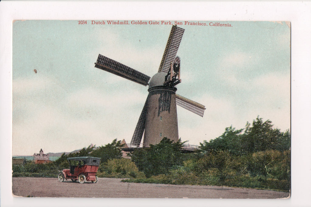 CA, SAN FRANCISCO - Golden Gate Park Dutch Windmill closeup - A12589