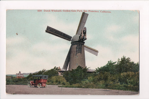 CA, SAN FRANCISCO - Golden Gate Park Dutch Windmill closeup - A12589