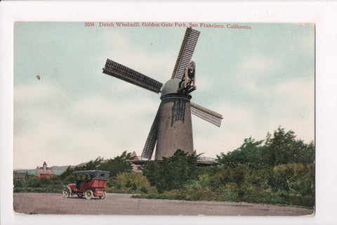 CA, San Francisco - Golden Gate Park Dutch Windmill closeup - A12589