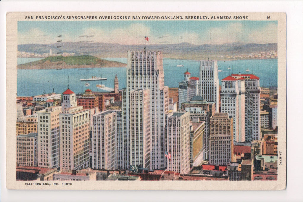 CA, San Francisco - Skyscrapers overlooking the bay - CP0250