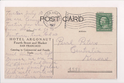 pm FLAG KILLER - CA, SANTA ANA - 1909 cancel - D04264