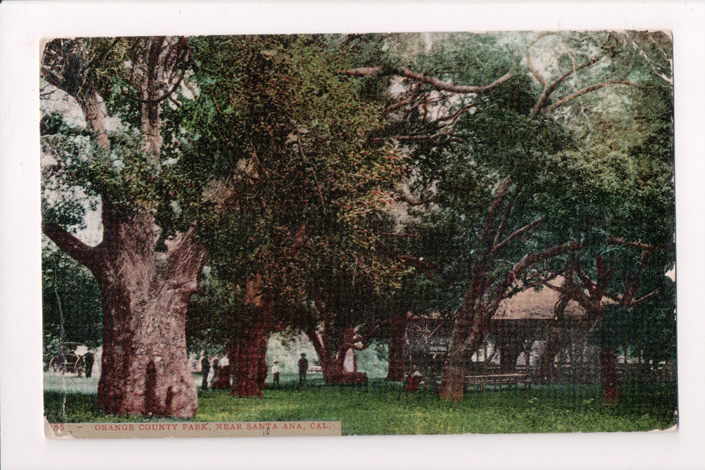 CA, SANTA ANA - Orange County Park - @1907 postcard - A04097