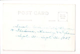 CA, Seven Oaks - Recreational Ctr, cabins, tennis court, people RPPC - B17142