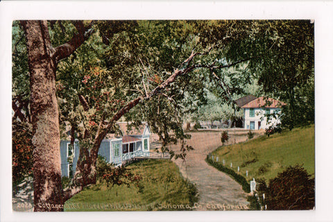 CA, Sonoma County - Cottages and Hotel - Edw H Mitchell postcard - R00792