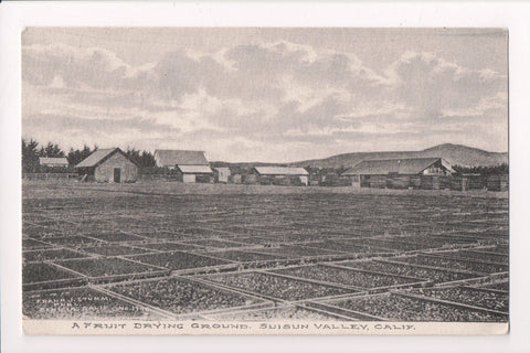 CA, Suisun Valley - Fruit Drying Grounds, buildings - Frank J Stumm card - CP065